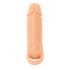 Naravna koža - Obloga za penis in dildo - 18 cm (naravna)