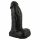 Realistixxx Real Giant - gigantski dildo z modi - 22 cm (črn)