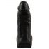 Realistixxx Real Giant - gigantski dildo z modi - 22 cm (črn)