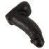 Realistixxx Real Giant - giga dildo z modi - 22 cm (črno)