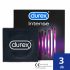 Durex Intense - kondomi z rebri in pikami (3 kosi) - 