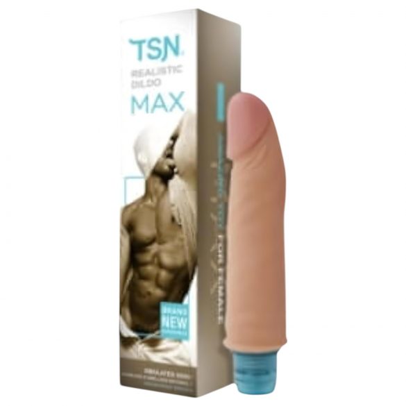 Osamljeni Max - realistični vibrator (17 cm) - naraven