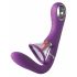 Fantasy For Her - 4 motorni vibrator točke G in stimulator klitorisa z jezikom (vijolična) 