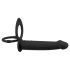 Black Velvets Double F - analni vibrator (črn) 