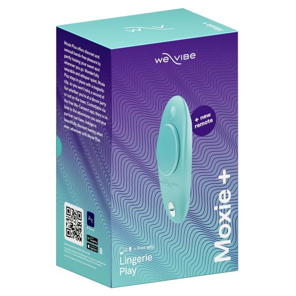 We-Vibe Moxie+ - brezžični, pametni vibrator za klitoris (turkizen)