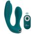 Couples Choice Hands-free - pritrdljiv vibrator (turkizna) 