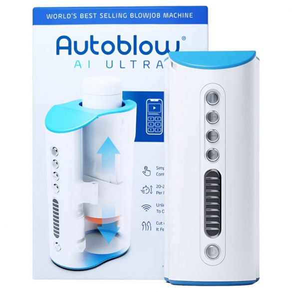 Autoblow A.I. Ultra - Power Super Masturbator za usta (bel)