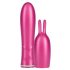 Durex Tease & Vibe - vibrator s polnilno palico in stimulatorjem klitorisa zajčka (roza)