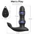 Men's Play - premikajoči se prostatični vibrator (črna)