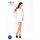 Passion BS025 - mini obleka z dolgimi rokavi (bela) - S-L