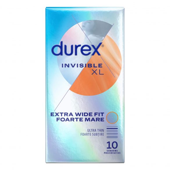 Durex Invisible XL - ekstra veliki kondomi (10 kos)