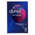 Durex Intense - rebrasti in pikčasti kondom (16 kos)