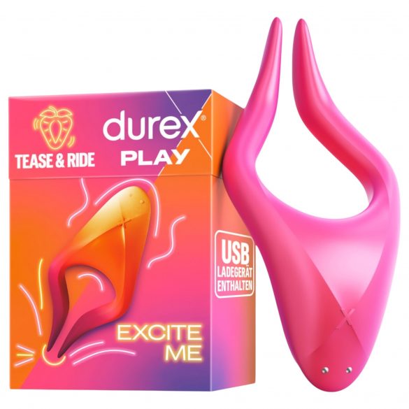 Durex Tease & Ride - Večnamenski stimulator (roza)