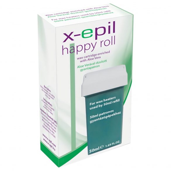 X-Epil Happy Roll - kartuša s smolo (50 ml) - aloe vera 