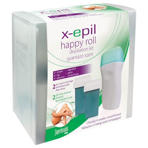 X-Epil Happy roll - komplet za voskanje 