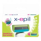 X-Epil - vložek za britvico za ženske 4 rezila (4 kosi)