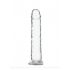 Addiction Crystal - Dildo z nogami (prosojno) - 18cm 