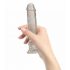 Addiction Crystal - Dildo z nogami (prosojno) - 18cm 