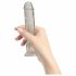 Addiction Crystal - Dildo z nogami (prosojno) - 18cm 