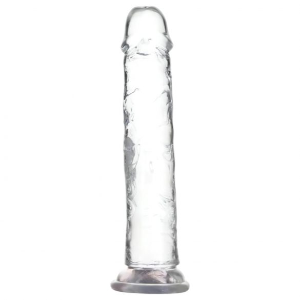 Addiction Crystal - dildó s podstavkom (prozoren) - 20cm