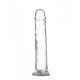 Addiction Crystal - Dildo z nogami (prosojno) - 20cm 