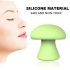 Sex HD Mushroom - masažna naprava za obraz z možnostjo polnjenja (zelena)