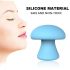 Sex HD Mushroom - masažna naprava za obraz z možnostjo polnjenja (modra)