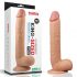 Lovetoy King-Sized - pripenjalni, realistični dildo za testise - 25 cm (naravni)