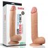 Lovetoy King-Sized - pripenjalni, realistični dildo za testise - 25 cm (naravni)