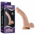 Lovetoy Real Extreme - G-točkovni dildo z modom in s pritrditvijo - 21 cm (naraven)