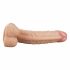 Lovetoy Real Extreme - G-točkovni dildo z modom in s pritrditvijo - 21 cm (naraven)