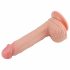 Lovetoy Nature Cock - dildo z objemko - 21 cm (naravni)