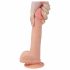 Lovetoy Nature Cock - dildo z objemko - 21 cm (naravni)