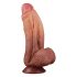 Lovetoy Nature Cock - dvoslojni dildo - 26 cm (naravni)