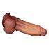 Lovetoy Nature Cock - dvoslojni dildo - 26 cm (naravni)