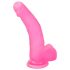 Lovetoy Jelly Studs - realistični dildo s podstavkom - 20 cm (roza)