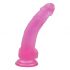 Lovetoy Jelly Studs - realistični dildo s podstavkom - 20 cm (roza)