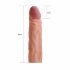 Lovetoy Pleasure X-tender - Naglavna kapa za penis - 19 cm (naravna)