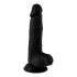 Mr. Rude - pripenjalni dildo za testise - 19 cm (črn)