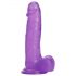 Tracy's Dog Jelly 8 - pripenjalni dildo za testise (vijolična) 