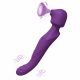 Tracy's Dog Wand - vodoodporen, polnilni, pulzirajoči masažni vibrator (vijolična) 