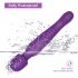 Tracy's Dog Wand - vodoodporen, polnilni, pulzirajoči masažni vibrator (vijolična) 