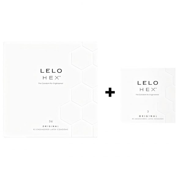 LELO Hex Original - luksuzno pakiranje kondomov (36+3ks) 