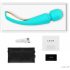 LELO Smart Wand 2 - velik - masažni vibrator z možnostjo polnjenja (turkizna) 