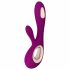 LELO Soraya Wave - brezžični vibrator s paličico in nihajočo roko (vijolična) 