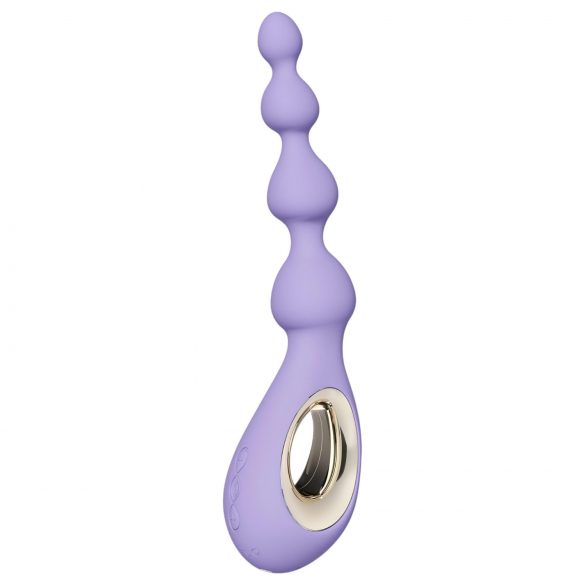 LELO Soraya Beads - polnilni, vodoodporni analni vibrator (vijoličen)