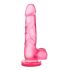 bjours Sweet N Hard 4 - Dildo s testisi (roza) 