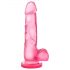 bjours Sweet N Hard 4 - Dildo s testisi (roza) 