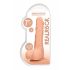 RealRock Dong 7 - realistični dildo s testisi (17 cm) - naravni 