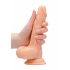 RealRock Dong 7 - realistični dildo s testisi (17 cm) - naravni 